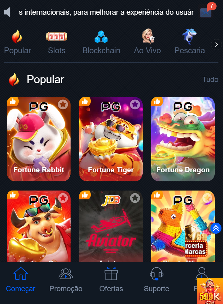 599k.com mergulhe em inovador jogo